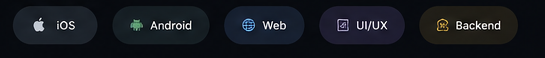 iOS · Android · Web · UI/UX · Backend